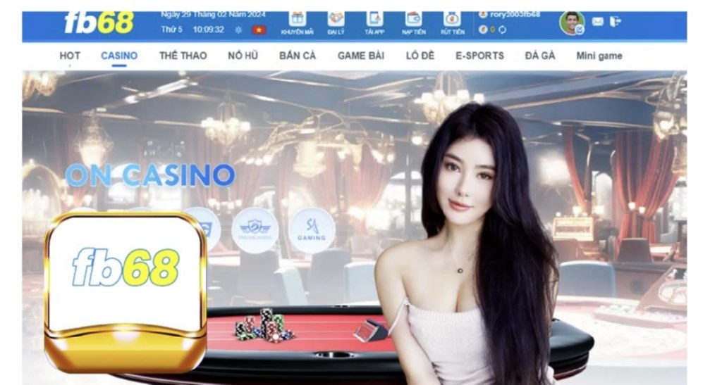 Những sản phẩm nổi bật tại Casino Fb68