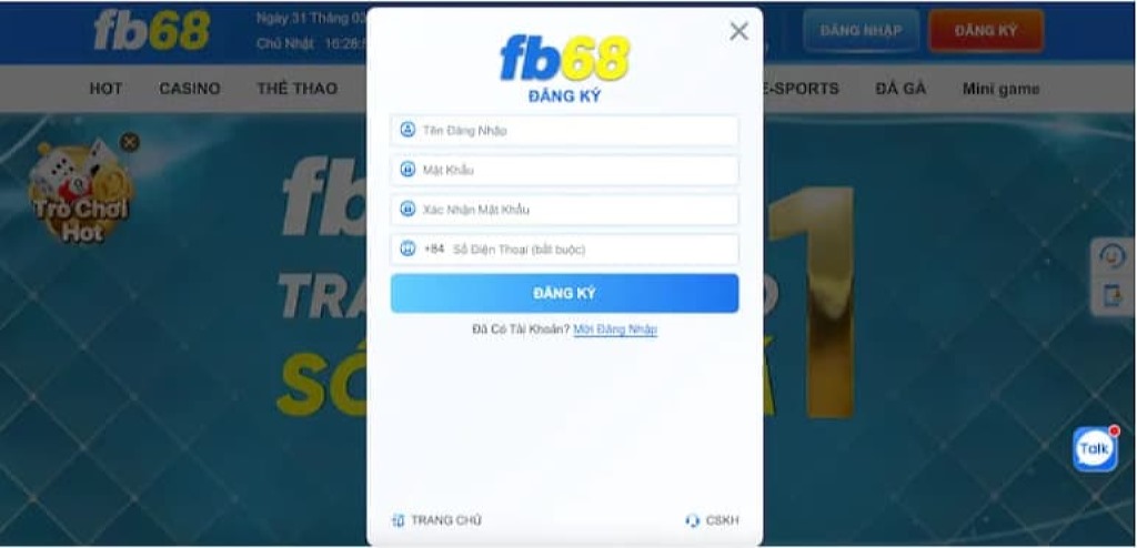 Nhiều hội viên chọn đăng ký Fb68 trên máy tính
