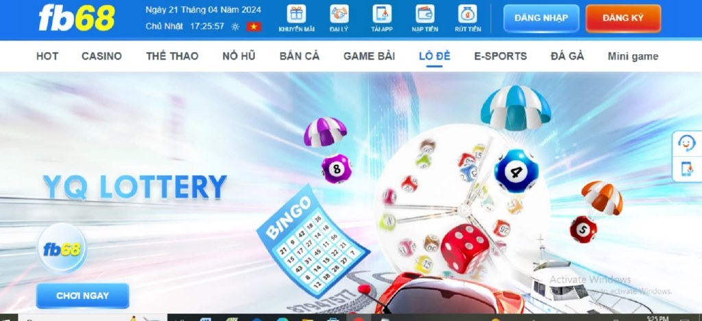 Hướng dẫn tham gia lô đề Fb68